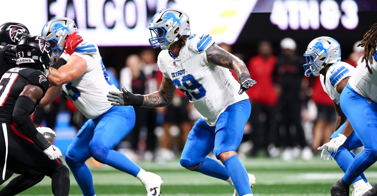 Brad Holmes confident in Tate Ratledge at RG, won’t rule out a future at C