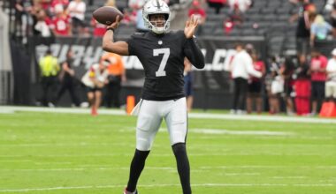 Raiders news: new Las Vegas quarterback Geno Smith does well without pressure