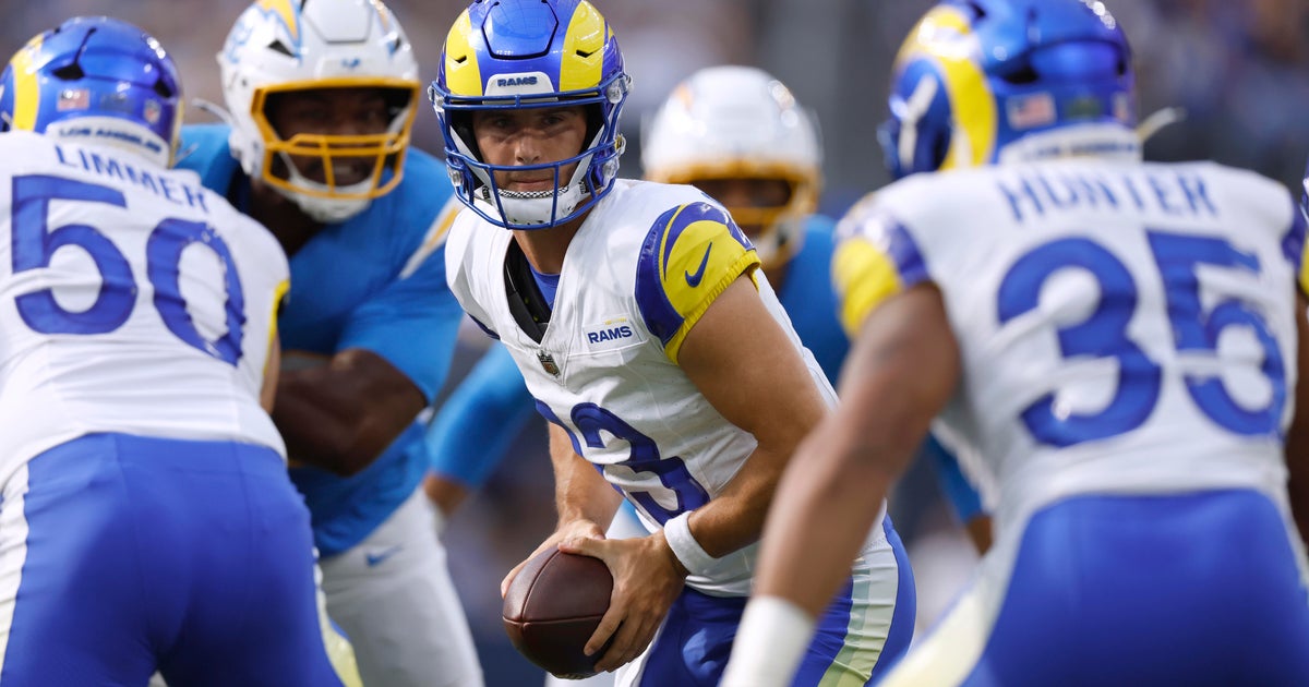 Stetson Bennett rallies Rams to 23-22 preseason win over Chargers, overcoming D-line interception