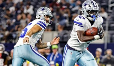 Dallas Cowboys RB Phil Mafah going to IR, expected to return in 2025