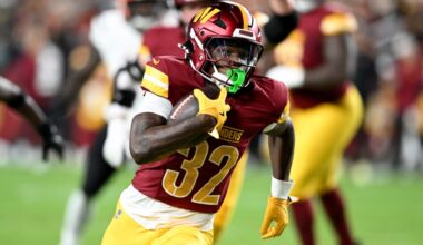 Commanders run game explosion comes at a perfect time