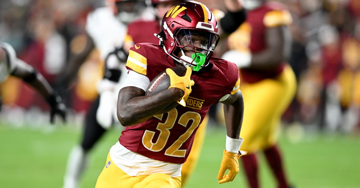 Commanders run game explosion comes at a perfect time