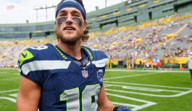 Seahawks receiver Jake Bobo ‘in good spirits’ after scary concussion vs. Packers