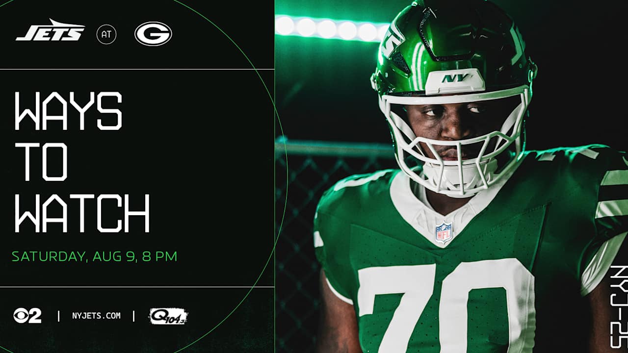Ways to Watch the Jets at Packers Preseason Game - New York Jets