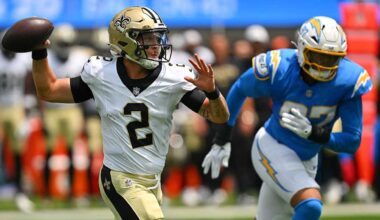 Halftime update: Los Angeles Chargers 9, New Orleans Saints 3