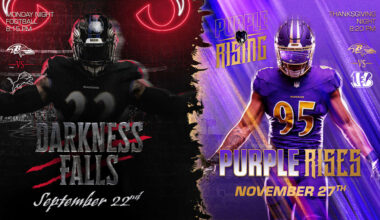 Ravens Announce Alternate Uniforms for Primetime Home Games, Promotions and Events Schedule