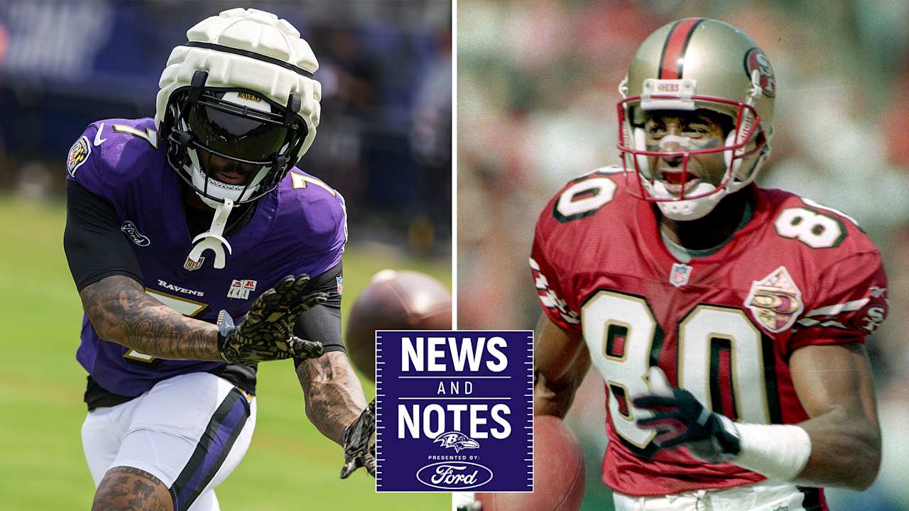 Rashod Bateman Studies ‘OG’ Jerry Rice for Route Running Tips