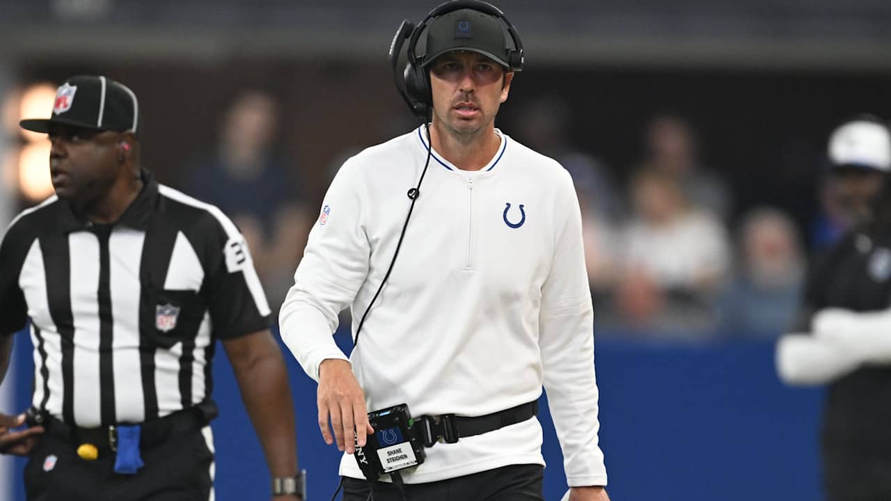 Shane Steichen 'very close' to making starting quarterback decision between Daniel Jones, Anthony Richardson Sr. 