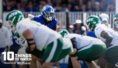 10 things to watch in Giants vs. Jets