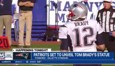 Patriots to unveil Tom Brady Statue at Gillette Stadium tonight - Boston 25 News
