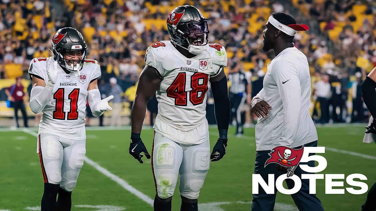 5 Notes From Buccaneers vs. Steelers