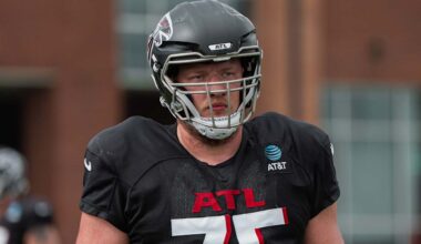 Kaleb McGary to miss time with apparent leg injury