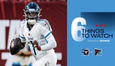 Six Things to Watch for the Titans in Friday's Preseason Game vs the Falcons