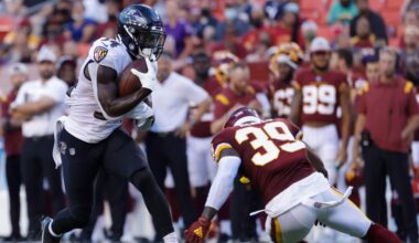 Washington Commanders 90-man preseason depth chart ahead of the Ravens game