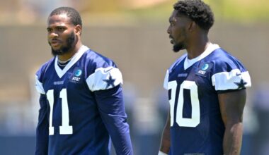 Seahawks’ DeMarcus Lawrence reacts to ex-Cowboys teammate Micah Parsons’ trade