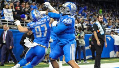 Lions Penei Sewell, Aidan Hutchinson predicted to win end-of-the-year awards
