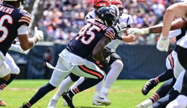 Chicago Bears 2025 53-Man Transaction Tracker