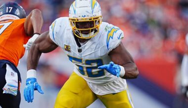 Chargers name Justin Hebert, Khalil Mack among captains for 2025 season