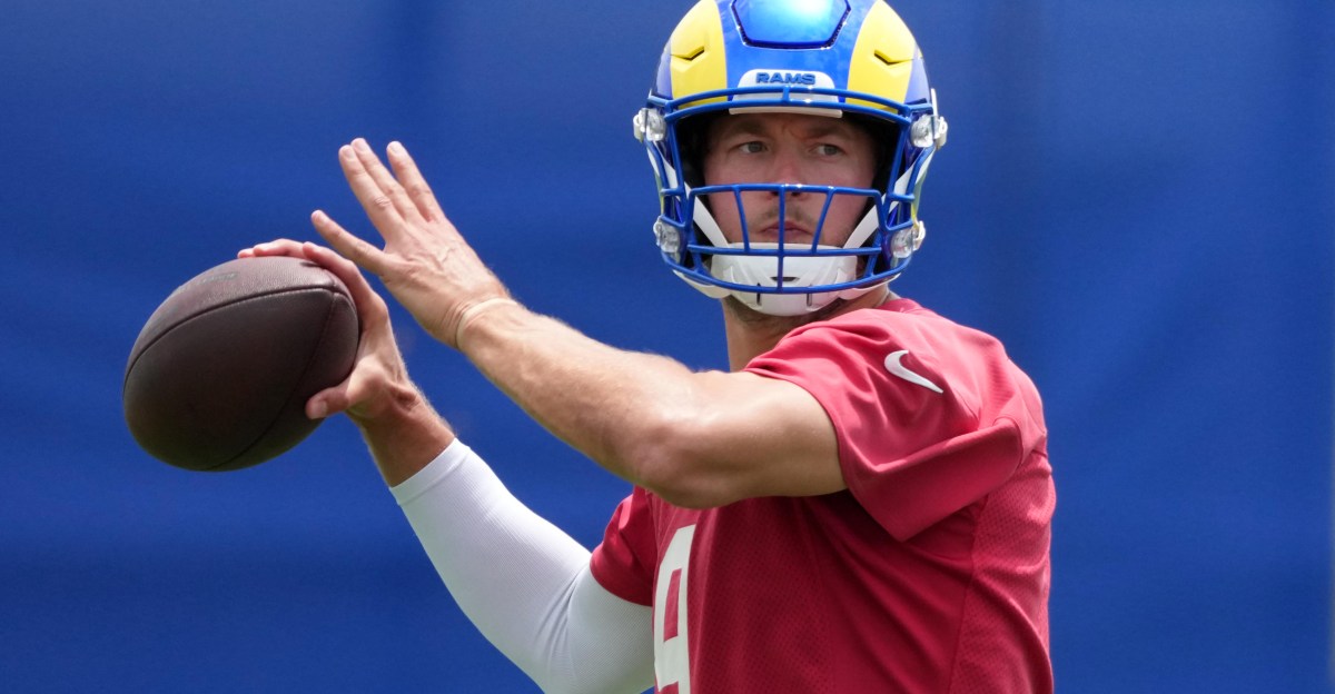 Matthew Stafford remains on schedule