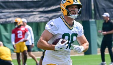 Ascending tight end John FitzPatrick has been on the Packers’ radar since 2022