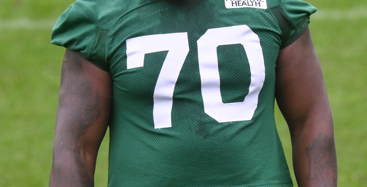 Jets rookie tackle Armand Membou pitched a shutout in preseason debut