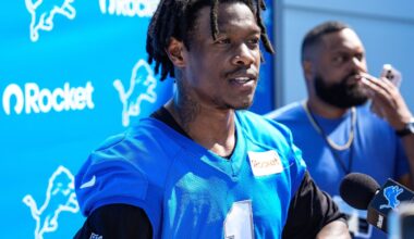 Jameson Williams and former Lion throw punches at Dolphins joint practices