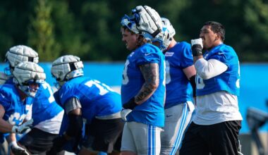 Lions, Dolphins joint practice Day 2 observations: OL chemistry building