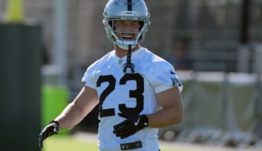 Dylan Laube makes an impression on new Las Vegas Raiders coaching staff