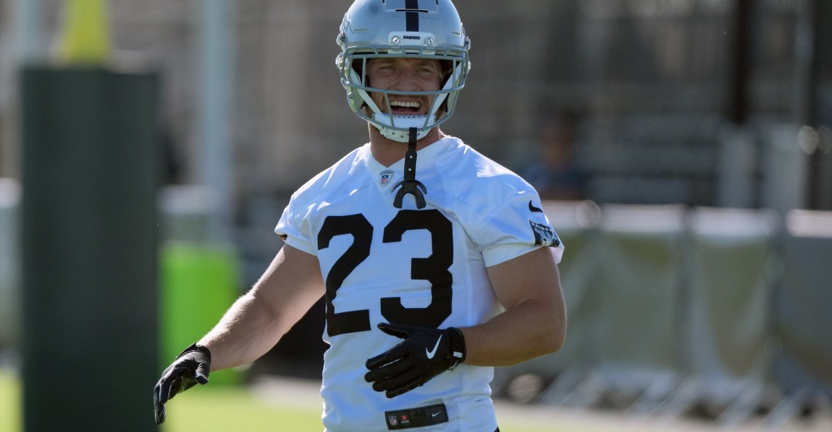 Dylan Laube makes an impression on new Las Vegas Raiders coaching staff