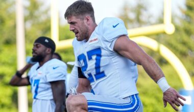 Lions training camp Day 16 observations: 2 UDFAs stand out