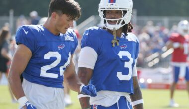 Pair of Buffalo Bills safeties return to practice on Tuesday