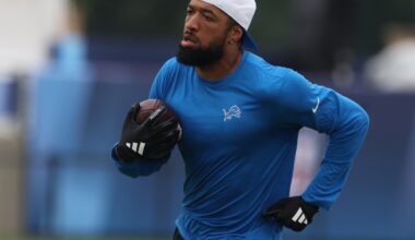 Detroit Lions injury updates: Tim Patrick leaves practice on Day 11