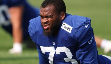 New York Giants Evan Neal believes he was ‘solid’ in debut at guard