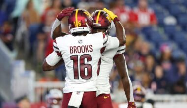 The Washington Commanders release unofficial 2025 NFL depth chart