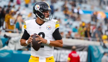 Steelers QB Mason Rudolph: ‘It’s good to be back in the black and gold’