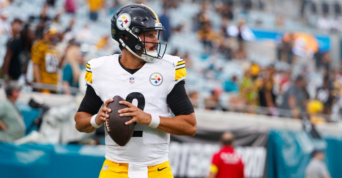 Steelers QB Mason Rudolph: ‘It’s good to be back in the black and gold’