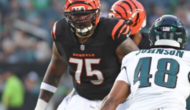 Orlando Brown Jr. and Myles Murphy miss Wednesday practice