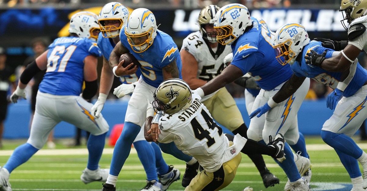 Who was the Saints’ breakout player vs. the Chargers?