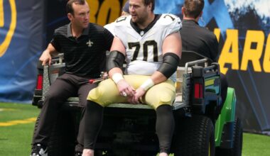 Trevor Penning is progressing from injury, but Week 1 is still in doubt