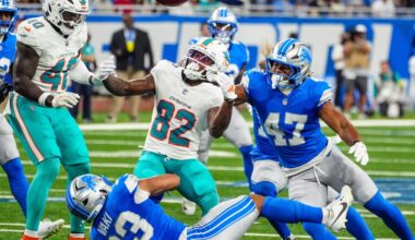 Detroit Lions vs. Miami Dolphins second half live chat