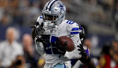 Dallas Cowboys release Andrew Booth, Zion Childress