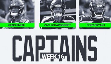 Seahawks Announce Week 16 Captains vs. The Vikings