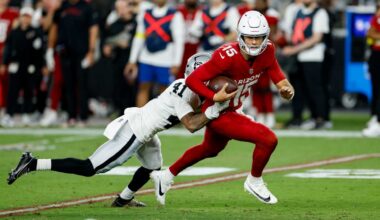 Raiders cool off after hot start, fall to Cardinals in preseason finale