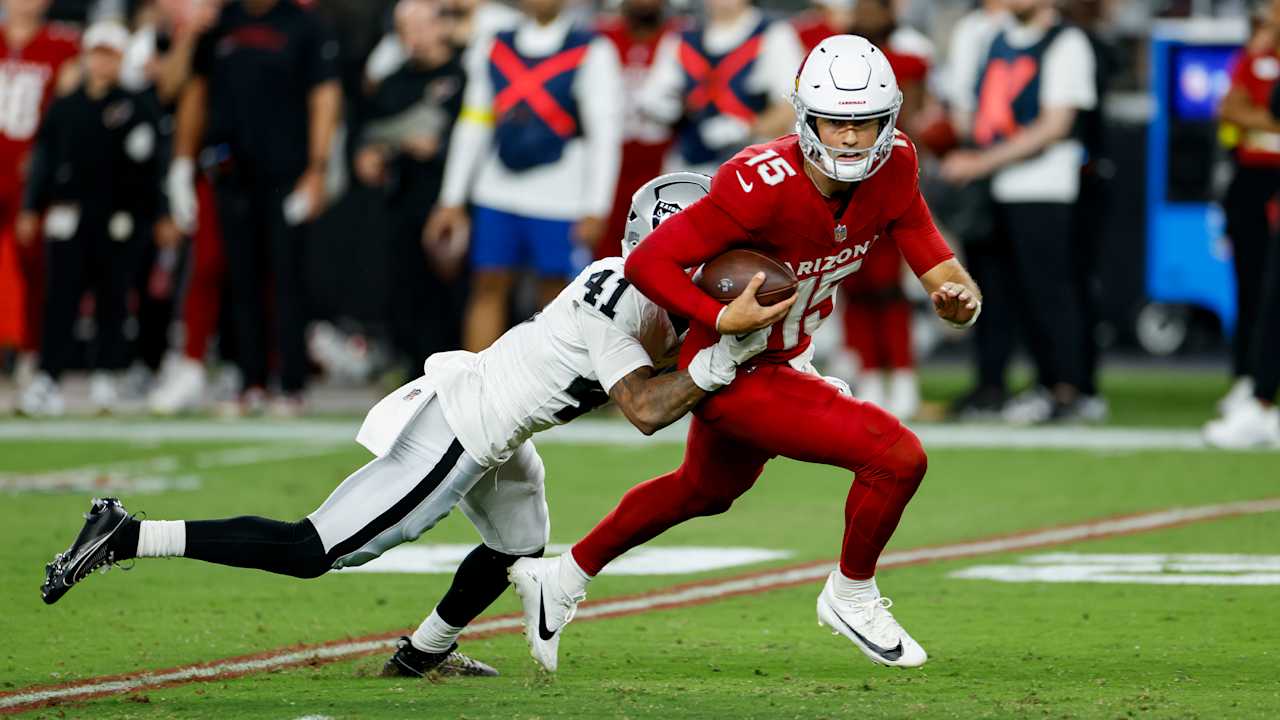 Raiders cool off after hot start, fall to Cardinals in preseason finale