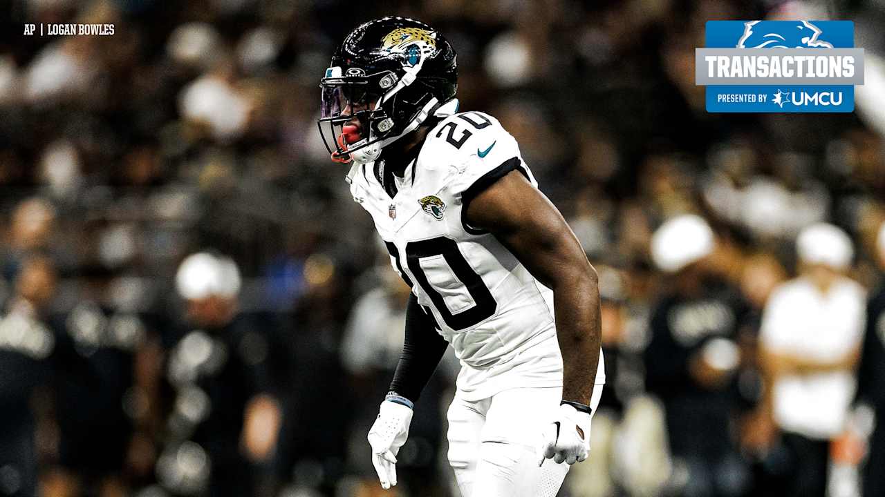 Detroit Lions announce roster moves