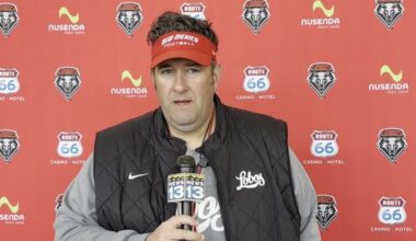 Ahead of their Michigan game, New Mexico released their depth chart filled out with fictional characters