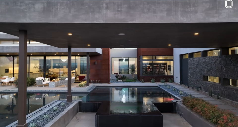 Both properties featured pools and incredible spaces to host friends and family