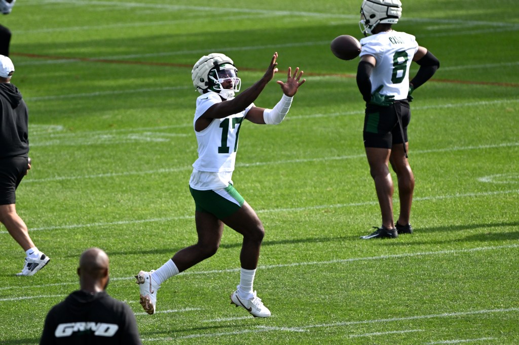 Jets cornerback Kris Boyd (17) at practice.