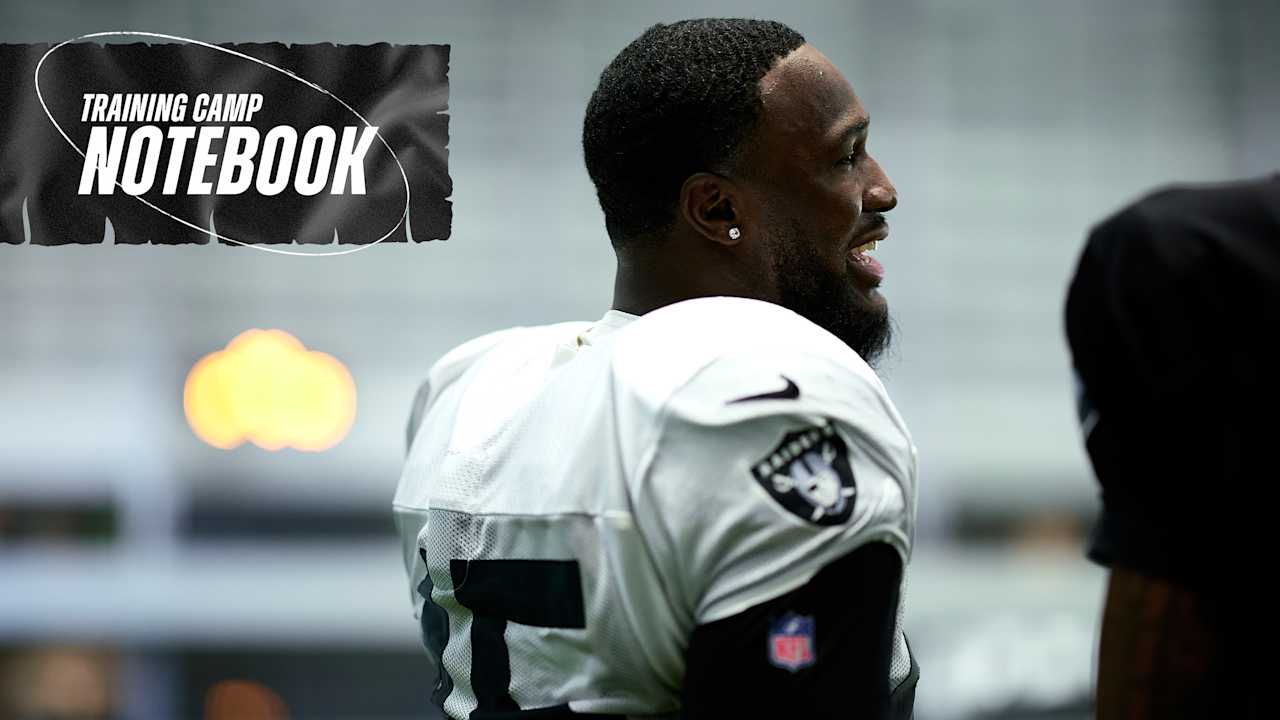Training Camp Notebook 8/12: Devin White, Raiders defense win the day - Raiders.com