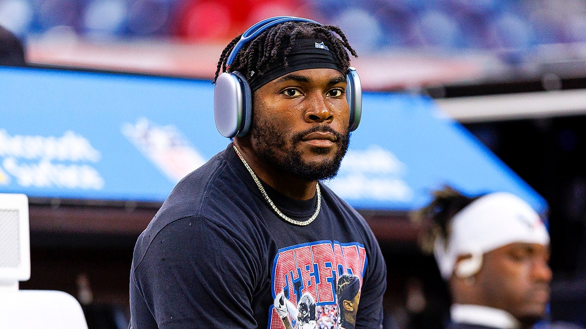 Jimmie Ward looks on field during pregame